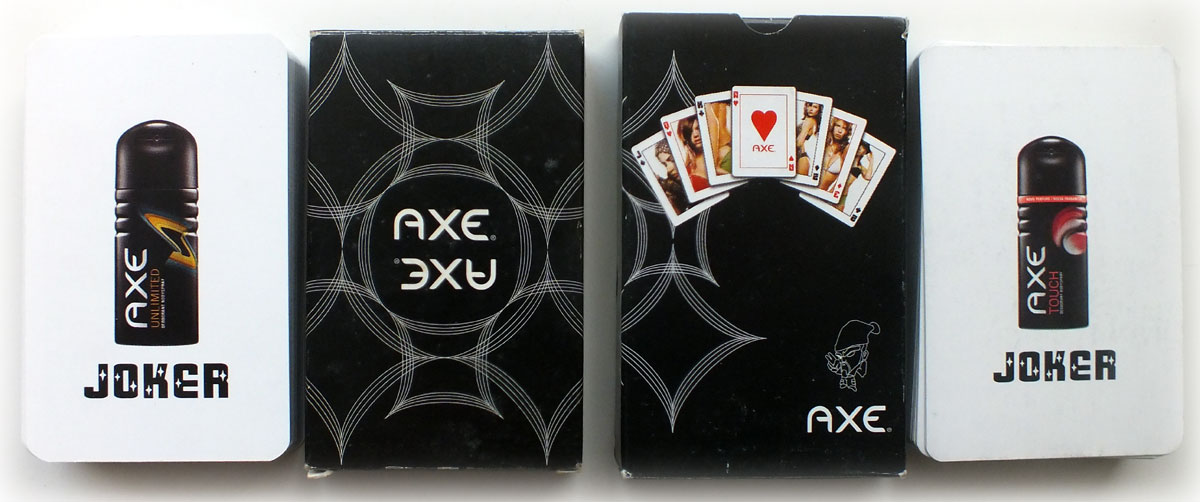 Axe Deodorant Playing Cards by Zecat, Argentina, c.2004