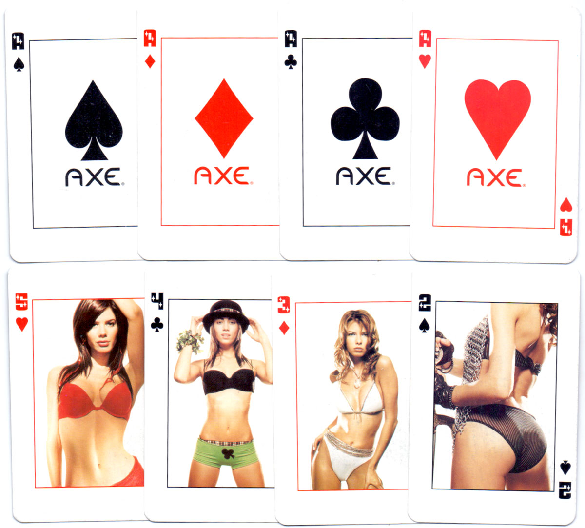 Axe Deodorant — Axe Deodorant Playing Cards by Zecat, Argentina — The World of Playing Cards picture