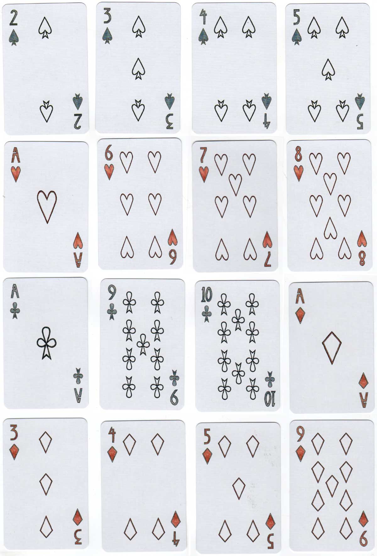 Erlenmeyer City Sights hand-illustrated playing cards by Stephanie Gray, 2015
