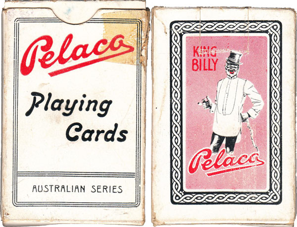 Box from ‘Pelaco’ playing cards by Sands & McDougall, Australia, c.1930