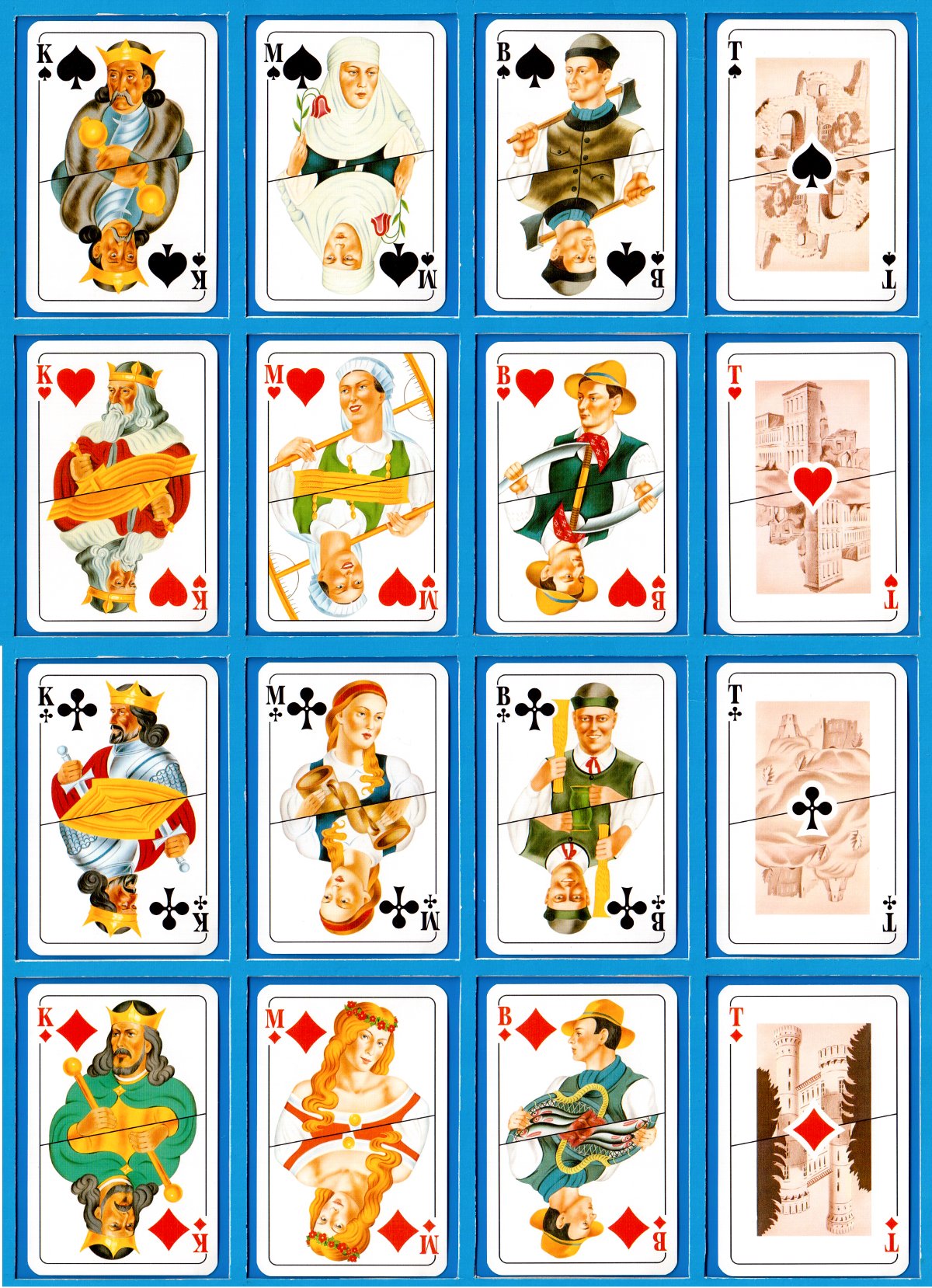 Lithuanian Playing Cards, reprinted by Piatnik, 1995, 2004