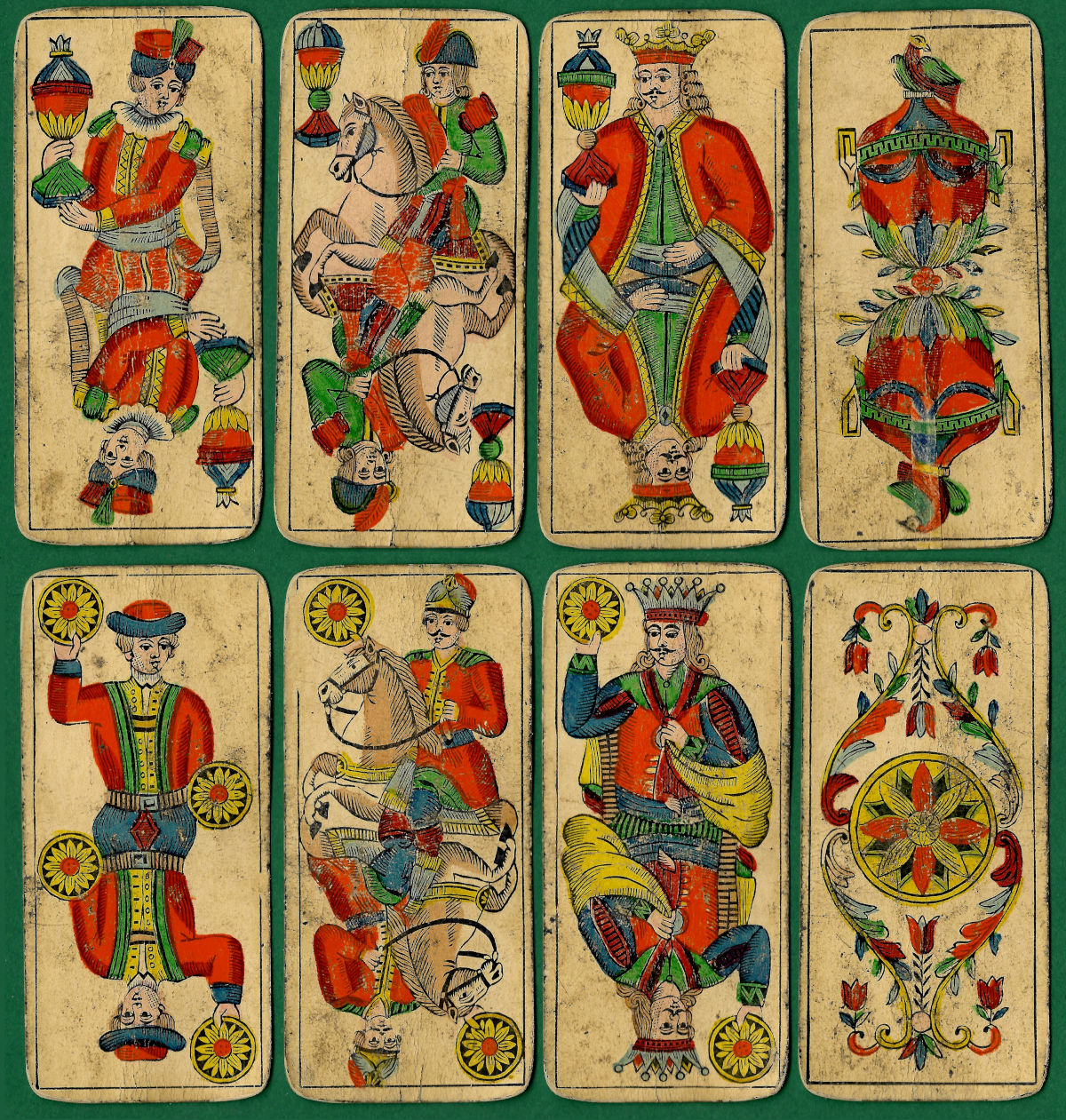 Trappola cards by Johann Nejedly, Vienna, 1882