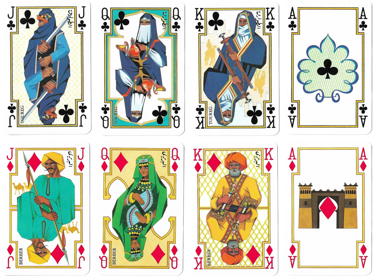 Arab No. 2141 oriental-style playing cards by Piatnik, 1976