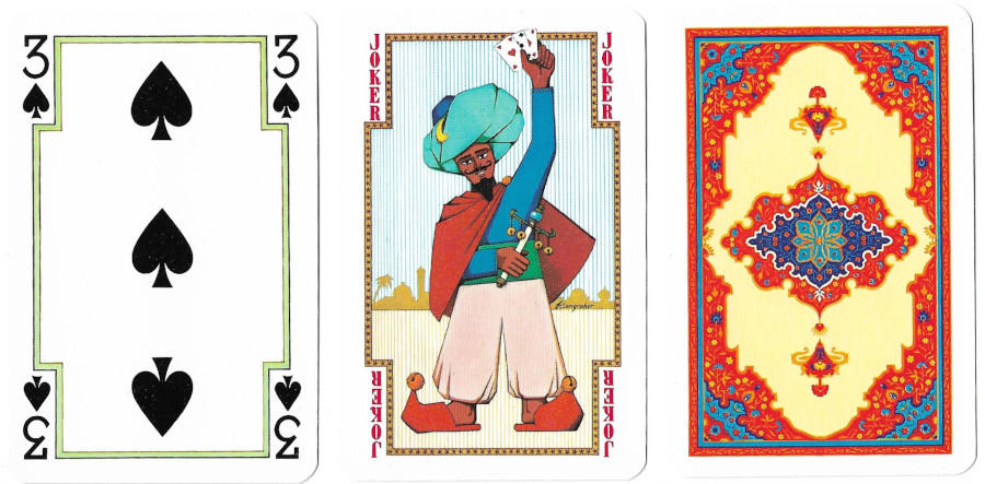 Arab No. 2141 oriental-style playing cards by Piatnik, 1976