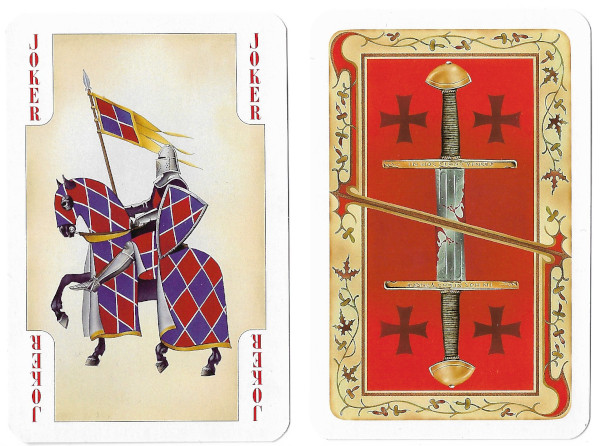 Arn de Gothia playing cards illustrated by Kaj Wistbacka, printed by Piatnik, 2005