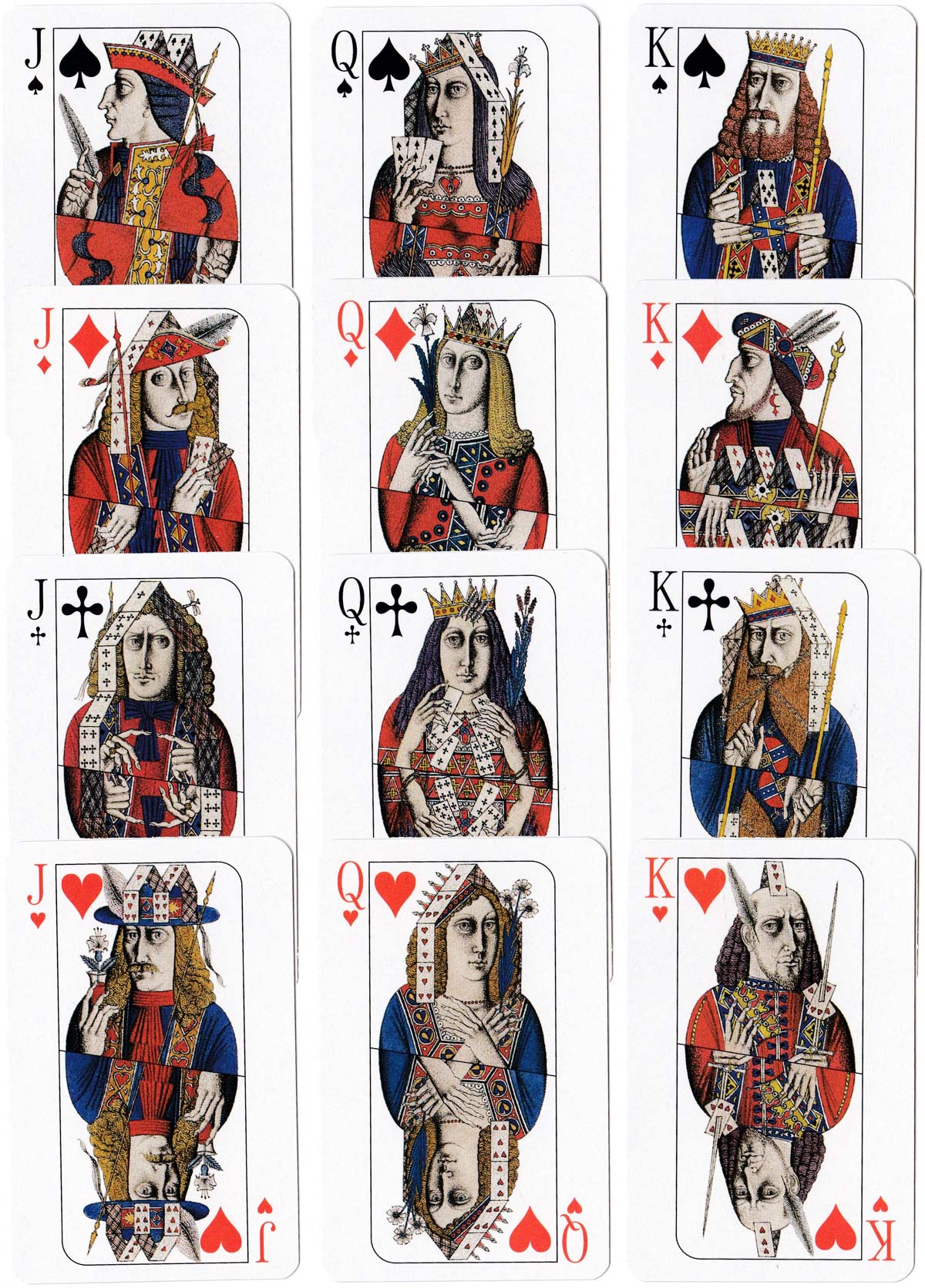 “Cosmopolitan” № 2121 playing cards designed by Russian artist Valeri Mishin, 1996