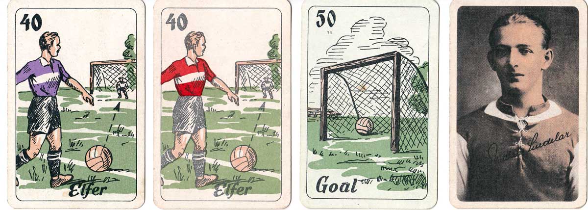 “Goal” Fußball Spielkarten manufactured by Ferd. Piatnik & Söhne Wien, c1930s