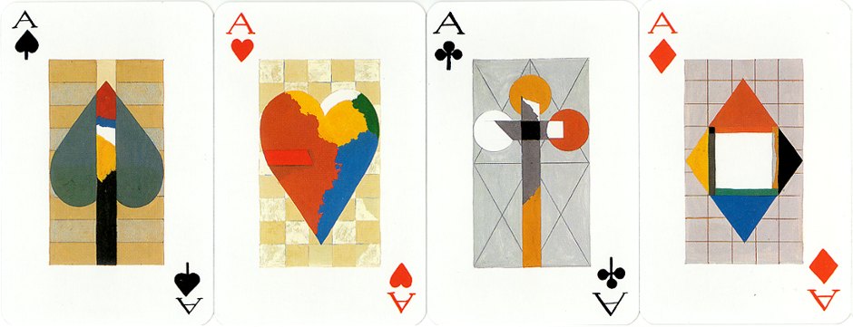 Four Aces designed by Karl Korab, published by Edition Hilger, 1991