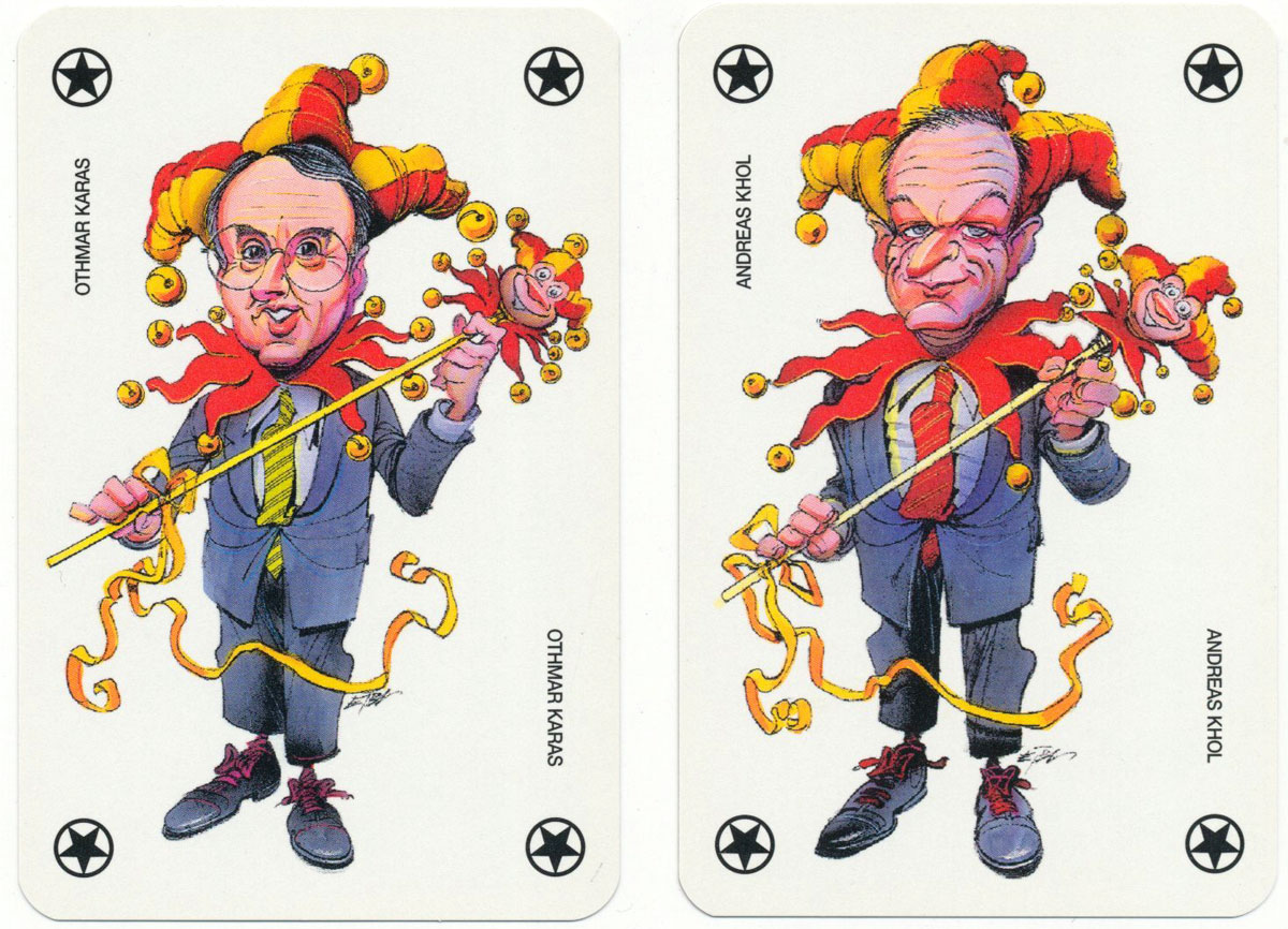 Promotional deck for the Austrian People’s Party (ÖVP) printed by Piatnik, 1996