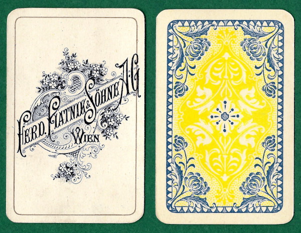 Patience-Whist No.140 manufactured by Ferd. Piatnik & Söhne for S. Salomon & Co., Kjøbenhavn, c.1919