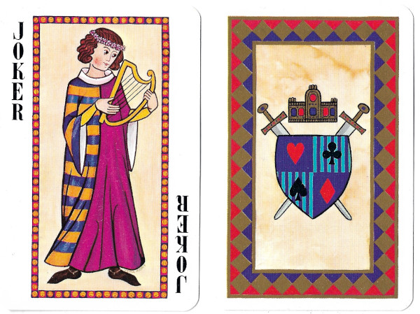 Saga No. 2140 playing cards published by Piatnik, Austria, 1978