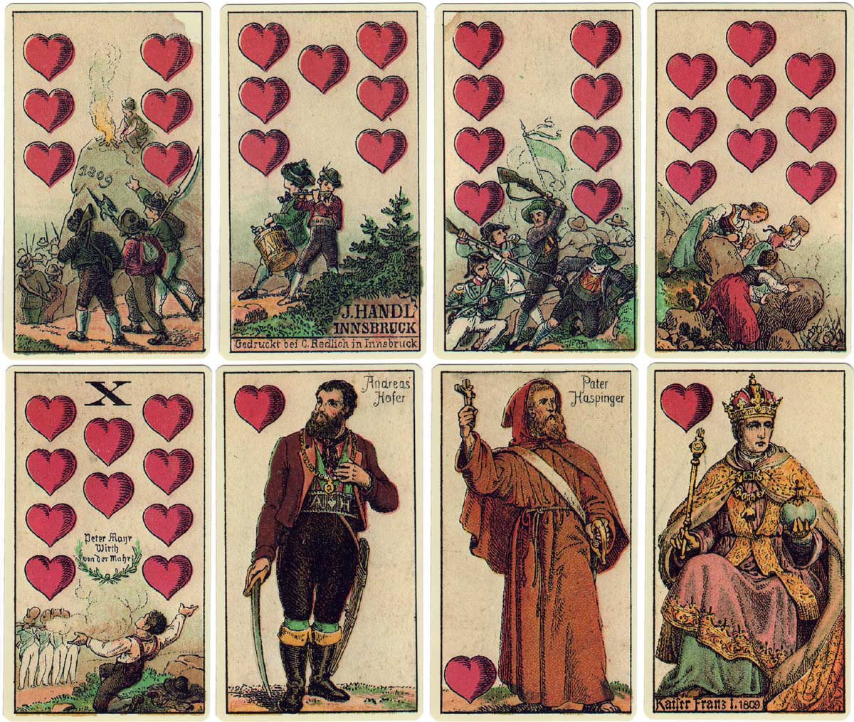 Facsimile of 1878 Tyrolean playing cards published by Piatnik