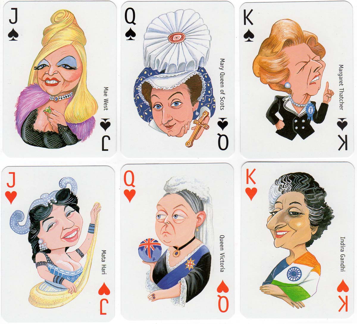 The Woman’s Hour playing cards published by David Westnedge, 1996 The Woman’s Hour playing cards published by David Westnedge, 1996