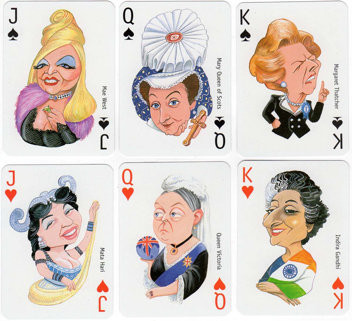 The Woman’s Hour playing cards published by David Westnedge, 1996