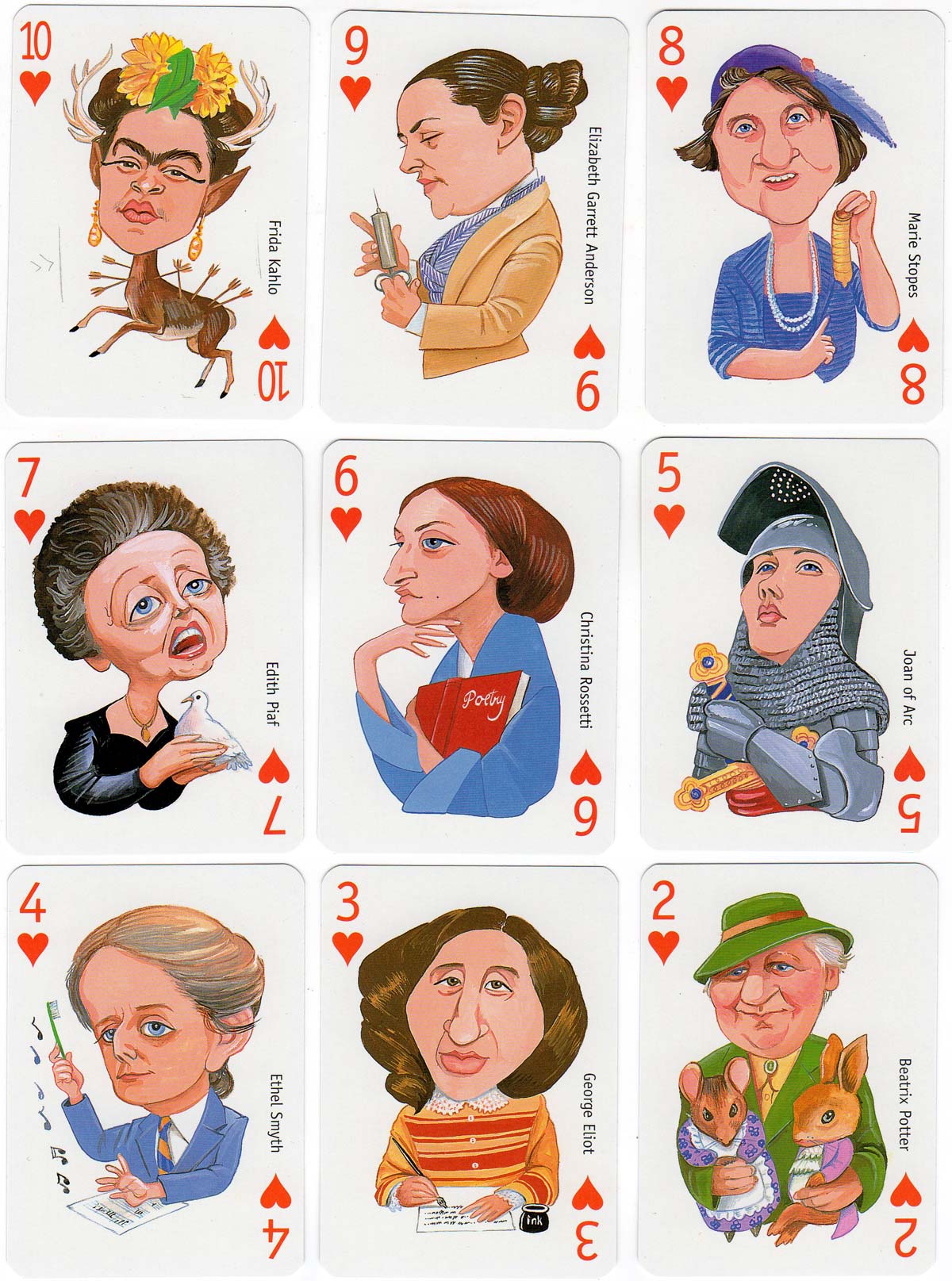 The Woman’s Hour playing cards published by David Westnedge, 1996