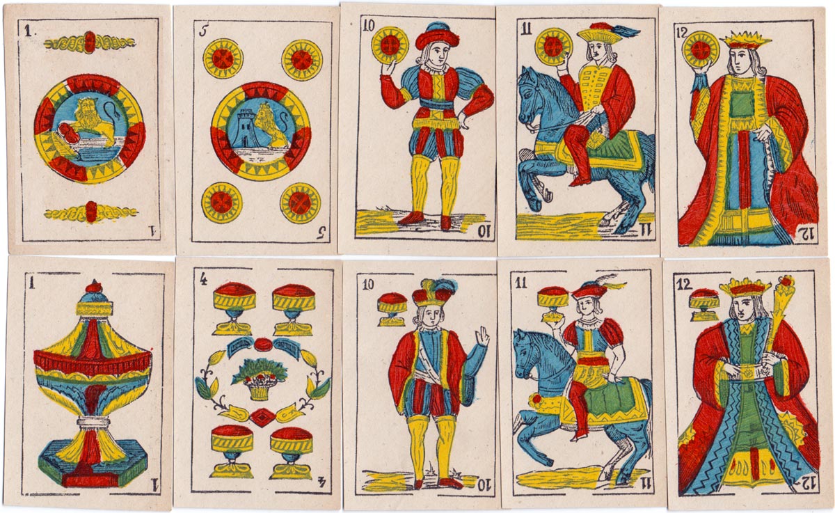 Anonymous Spanish-Suited Playing Cards, c.1875