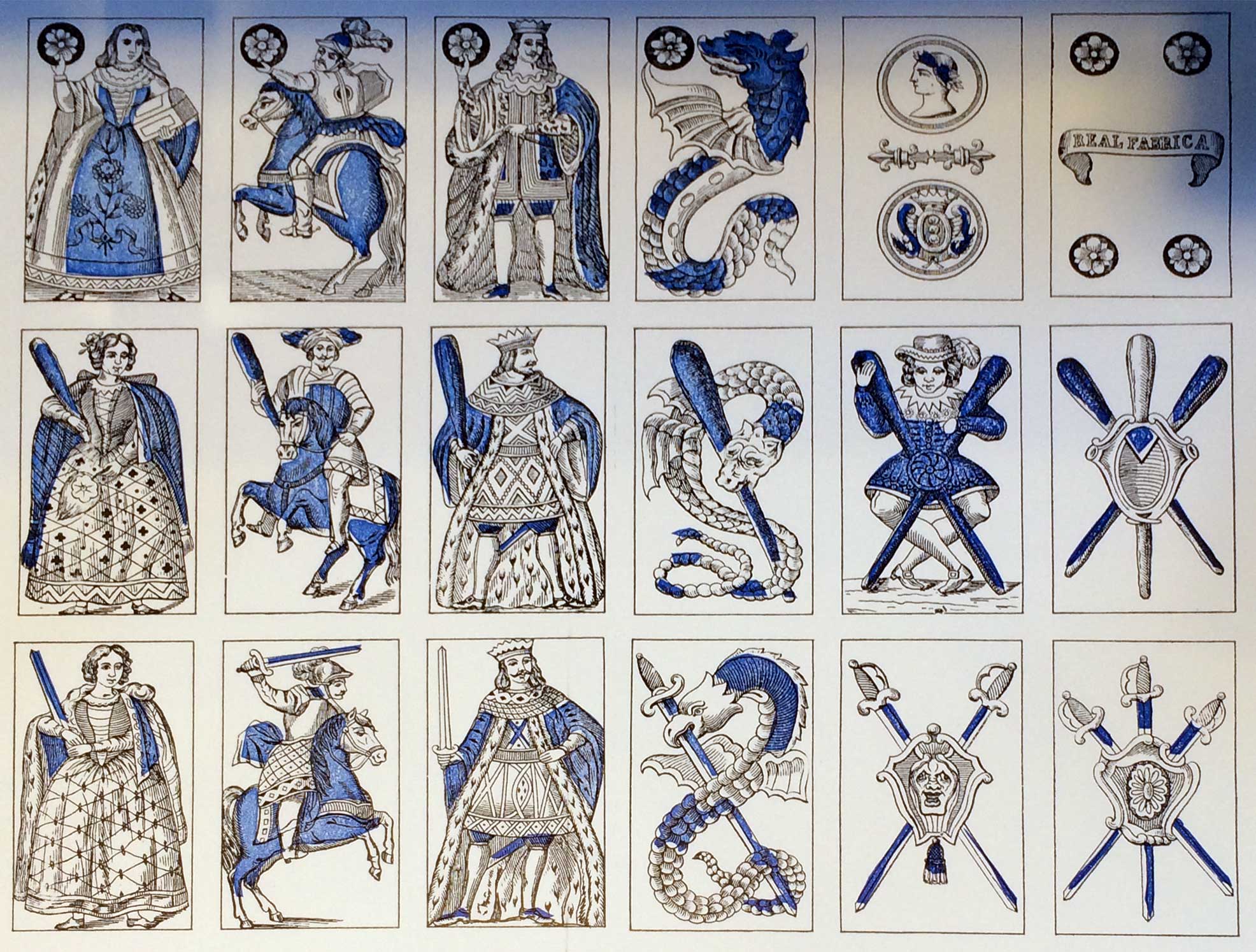 modern reprint of the obsolete Portuguese pattern, National Playing Card Museum, Turnhout