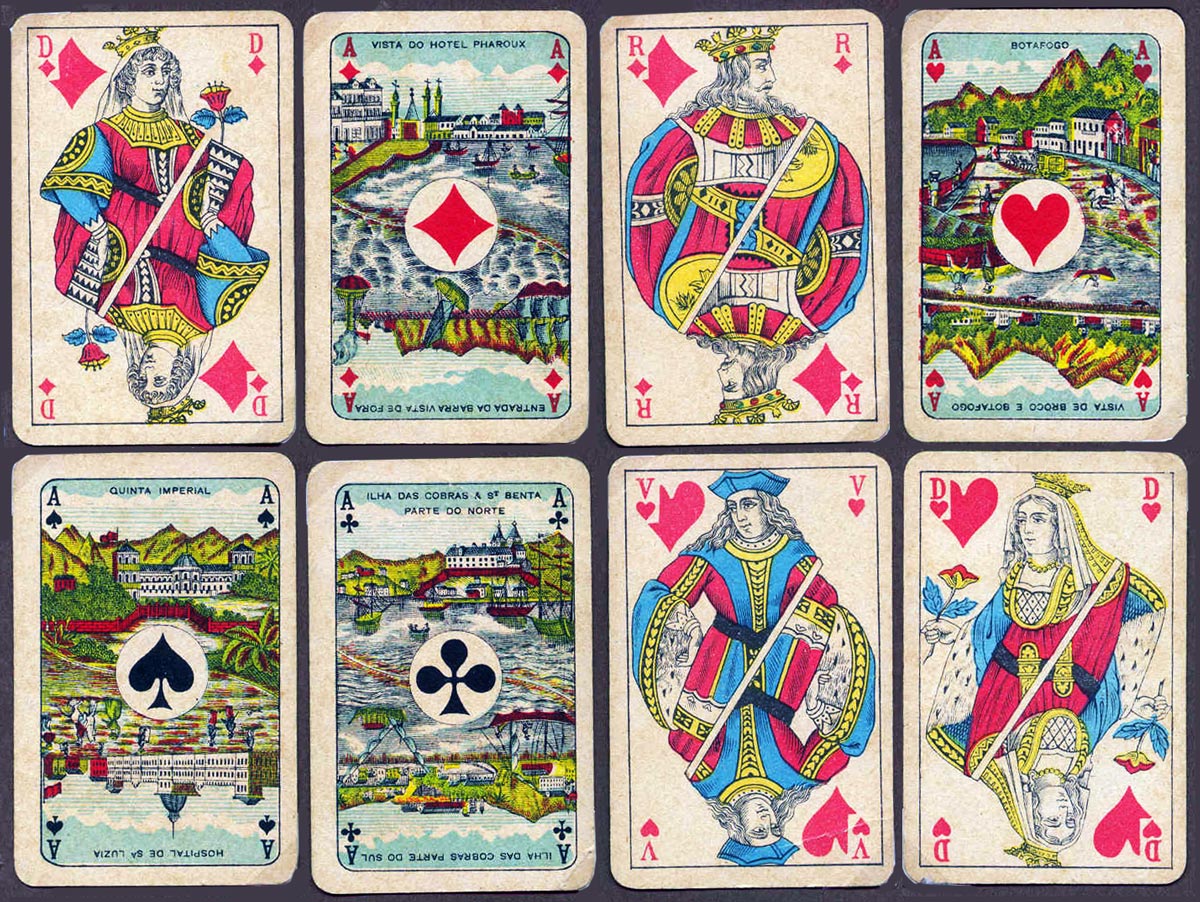 Genoese pattern with Pictorial Aces for Brazil by Brepols, Turnhout, c.1930 Genoese pattern with Pictorial Aces for Brazil by Brepols, Turnhout, c.1930