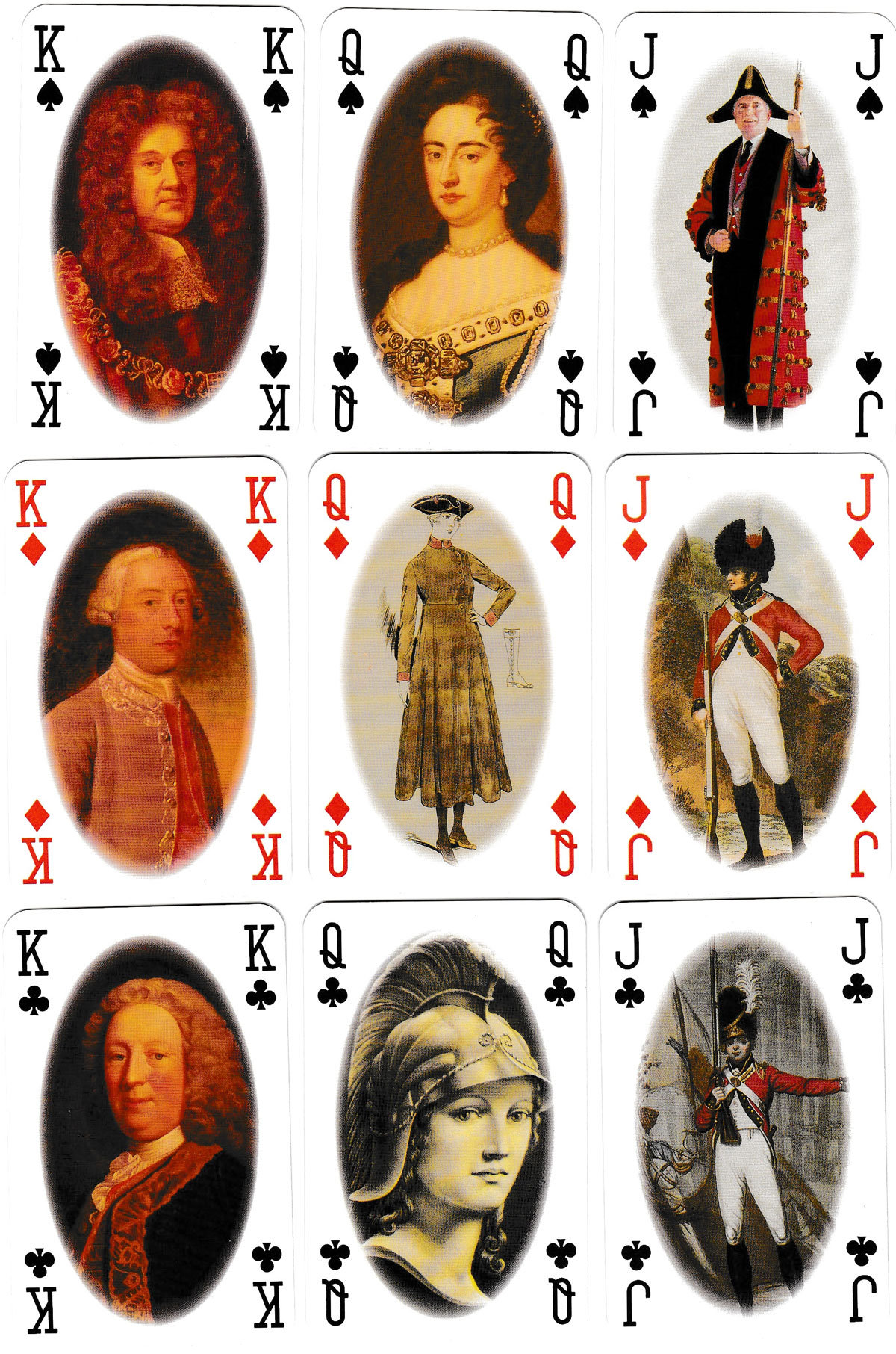 Bank of England playing cards published by the Governor and Company of the Bank of England, 1992