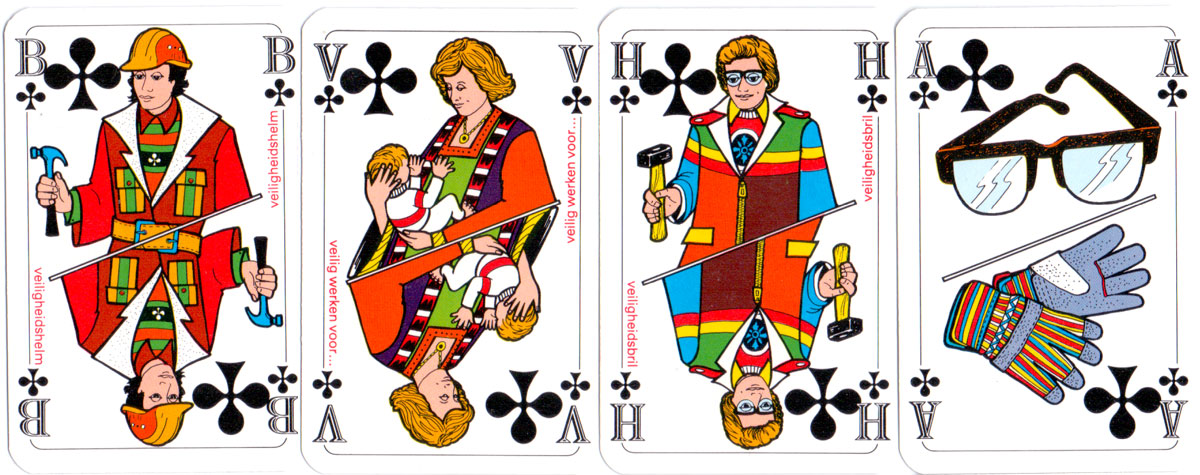 BG Bouw Dutch Building Company publicity deck manufactured by Carta Mundi, c.1980 BG Bouw Dutch Building Company publicity deck manufactured by Carta Mundi, c.1980