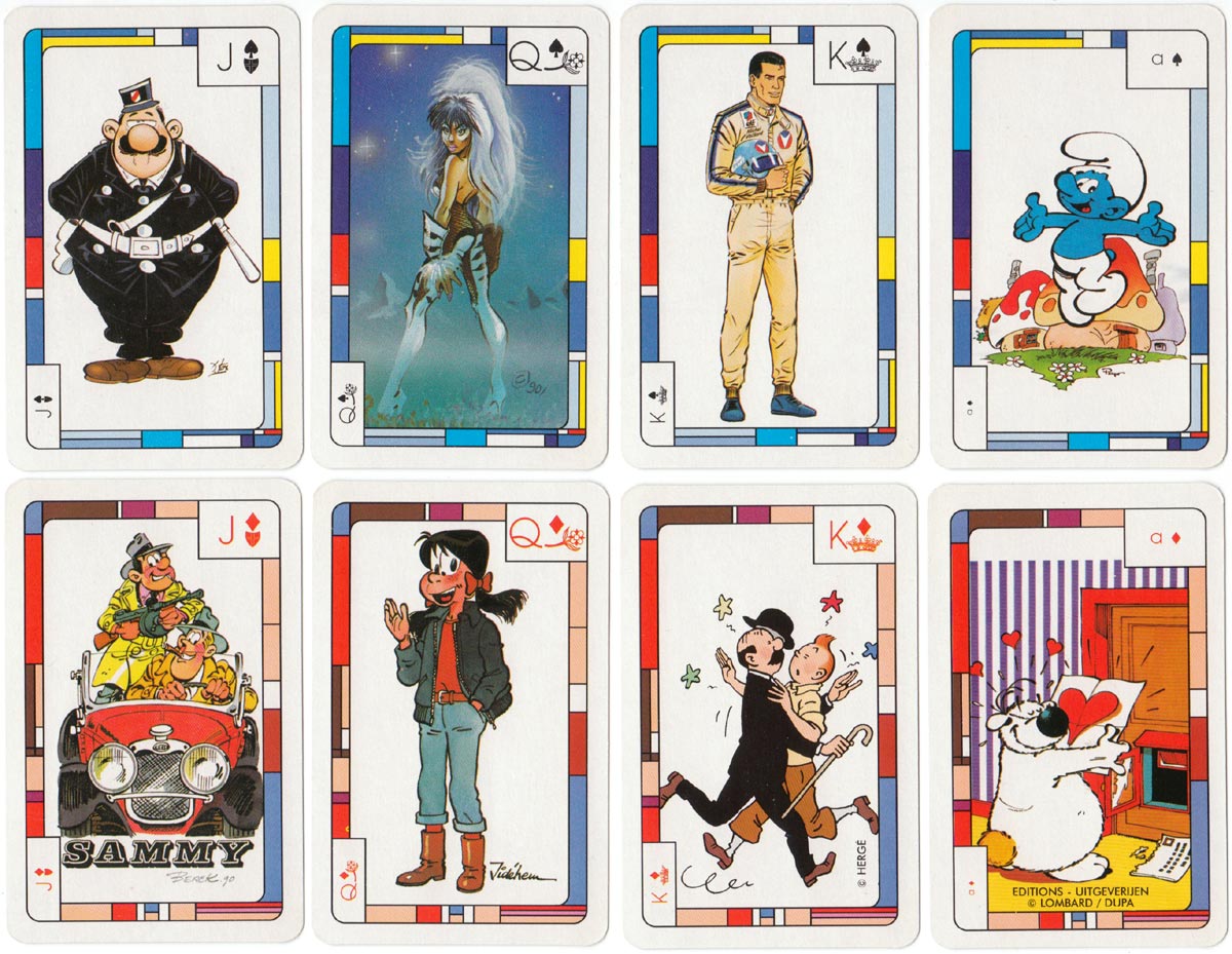 Promotion deck for Fondation Charcot Stichting, Belgium, c.1990