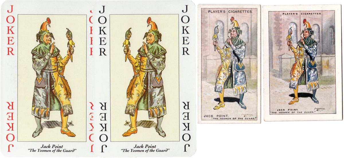 Gilbert and Sullivan playing cards printed by Carta Mundi, 1994