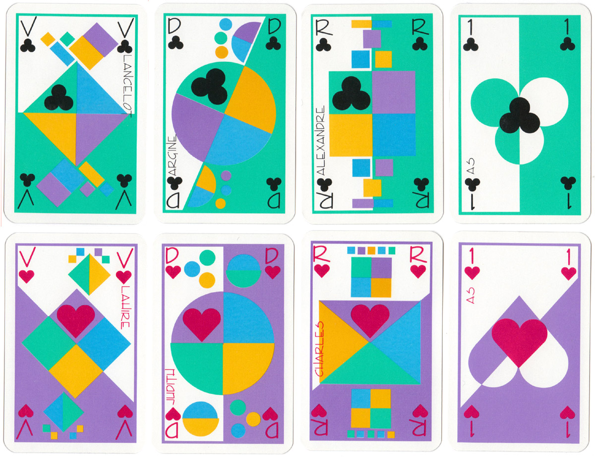 Benedicte Morand-Bail’s abstract poker deck