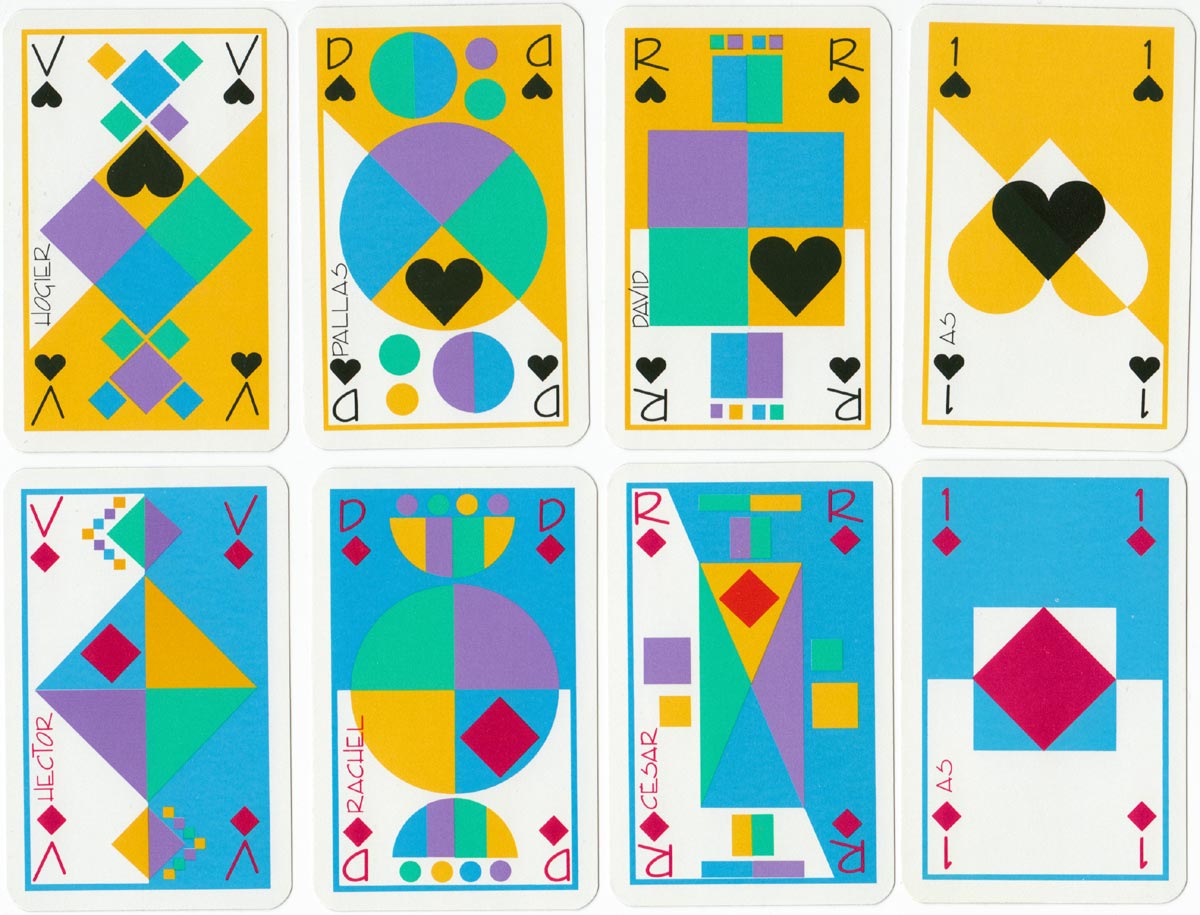 Benedicte Morand-Bail’s abstract poker deck