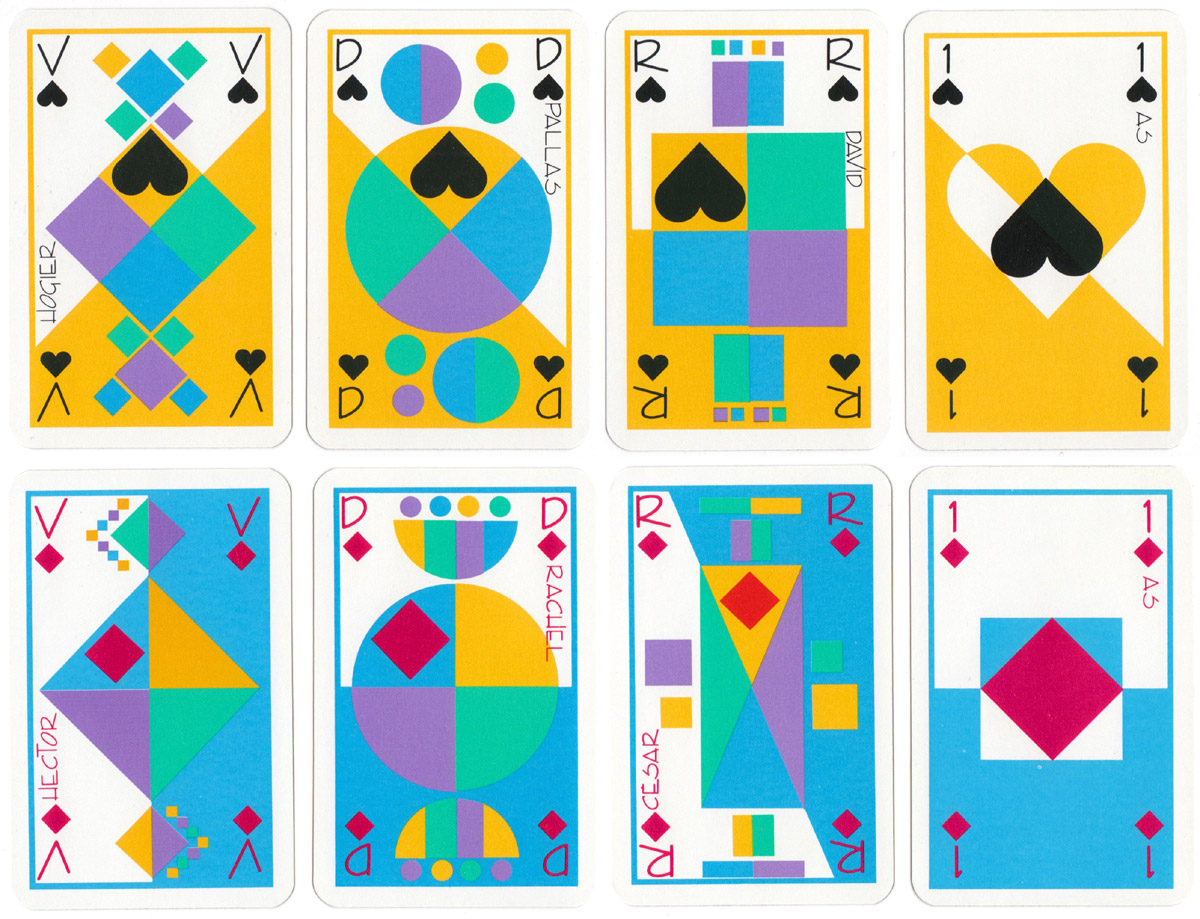 Benedicte Morand-Bail’s abstract poker deck