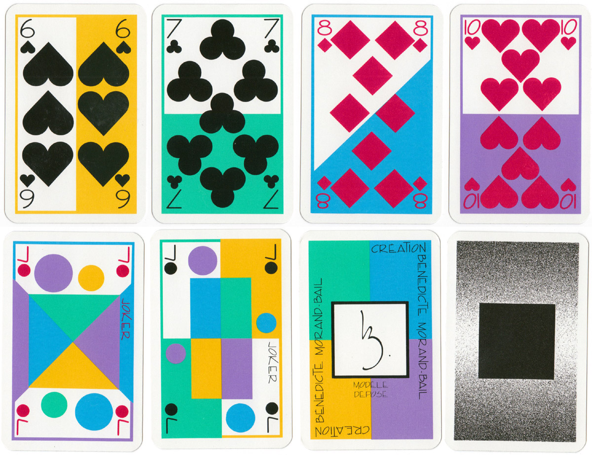 Benedicte Morand-Bail’s abstract poker deck