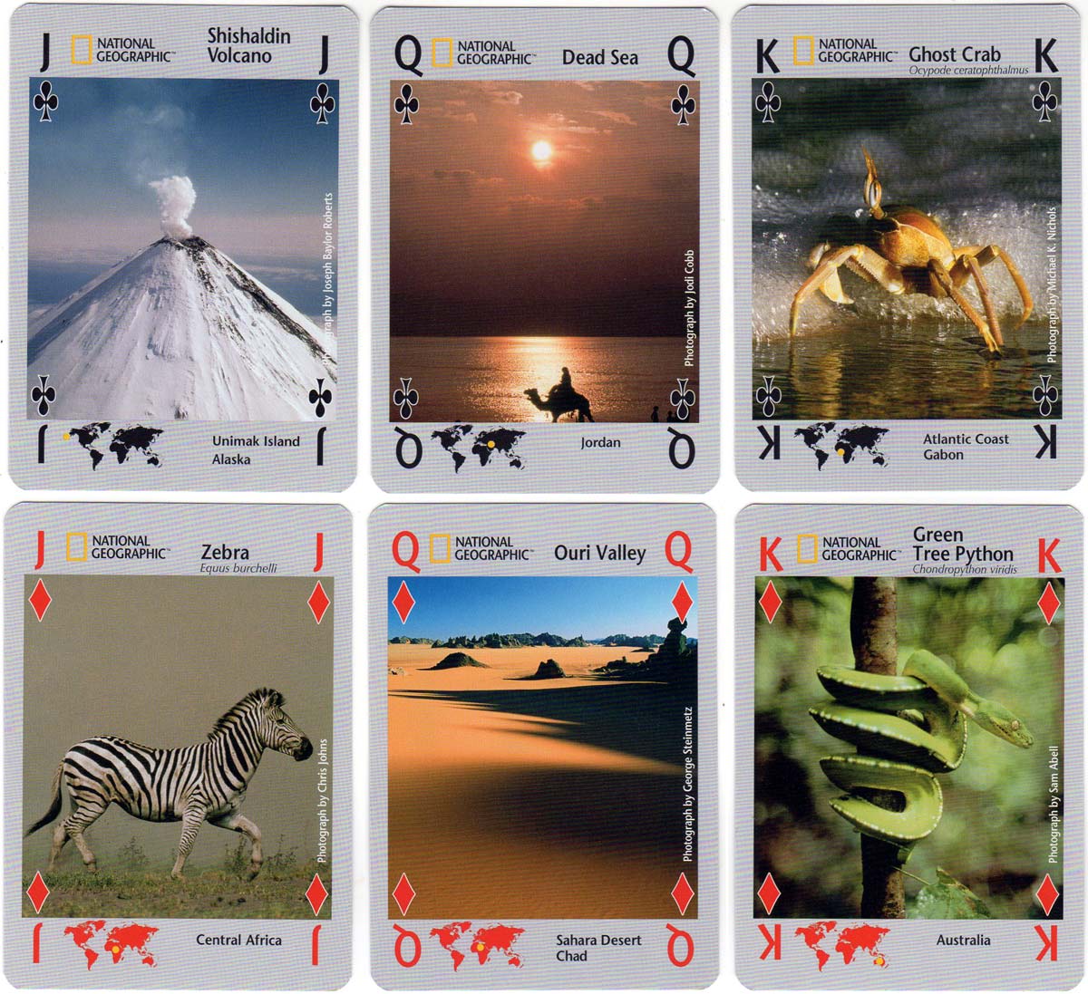 National Geographic Nature playing cards, 2006