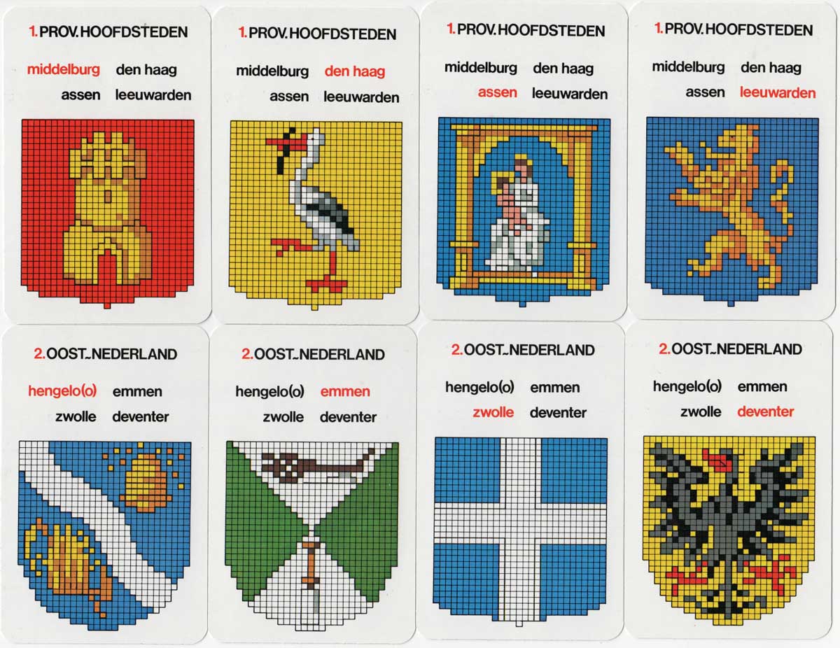 Nederlands Stedenkwartet needlepoint patterns by Permin, c.1970