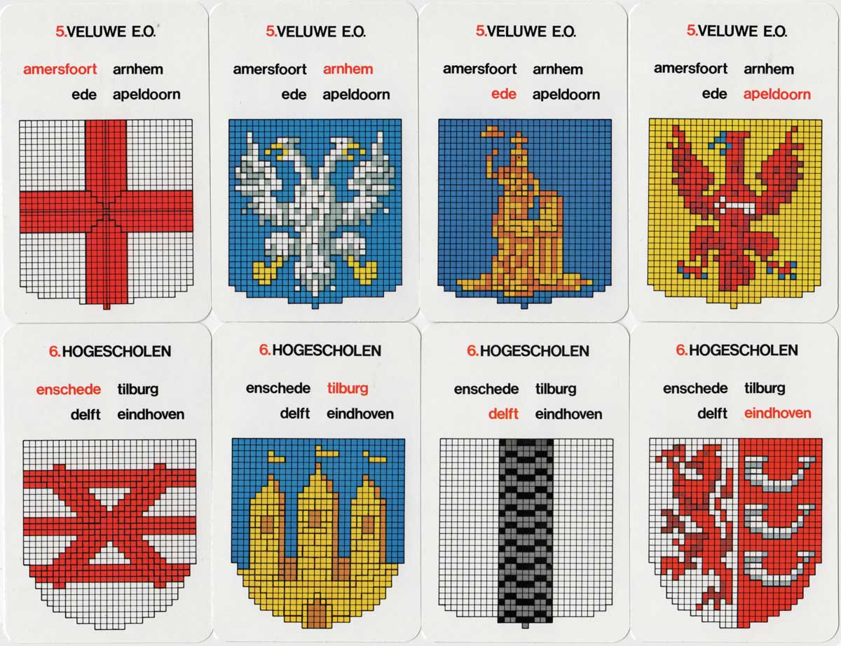 Nederlands Stedenkwartet needlepoint patterns by Permin, c.1970