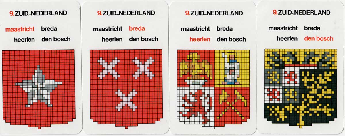 Nederlands Stedenkwartet needlepoint patterns by Permin, c.1970