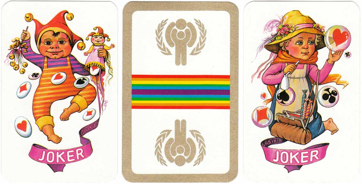 Year of the Child commemorative deck designed by Jhan Paulussen, 1979