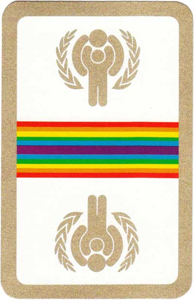 Year of the Child commemorative deck designed by Jhan Paulussen, 1979