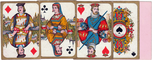 ‘Cartes Moyen-Age’ by Daveluy, Bruges, c.1875
