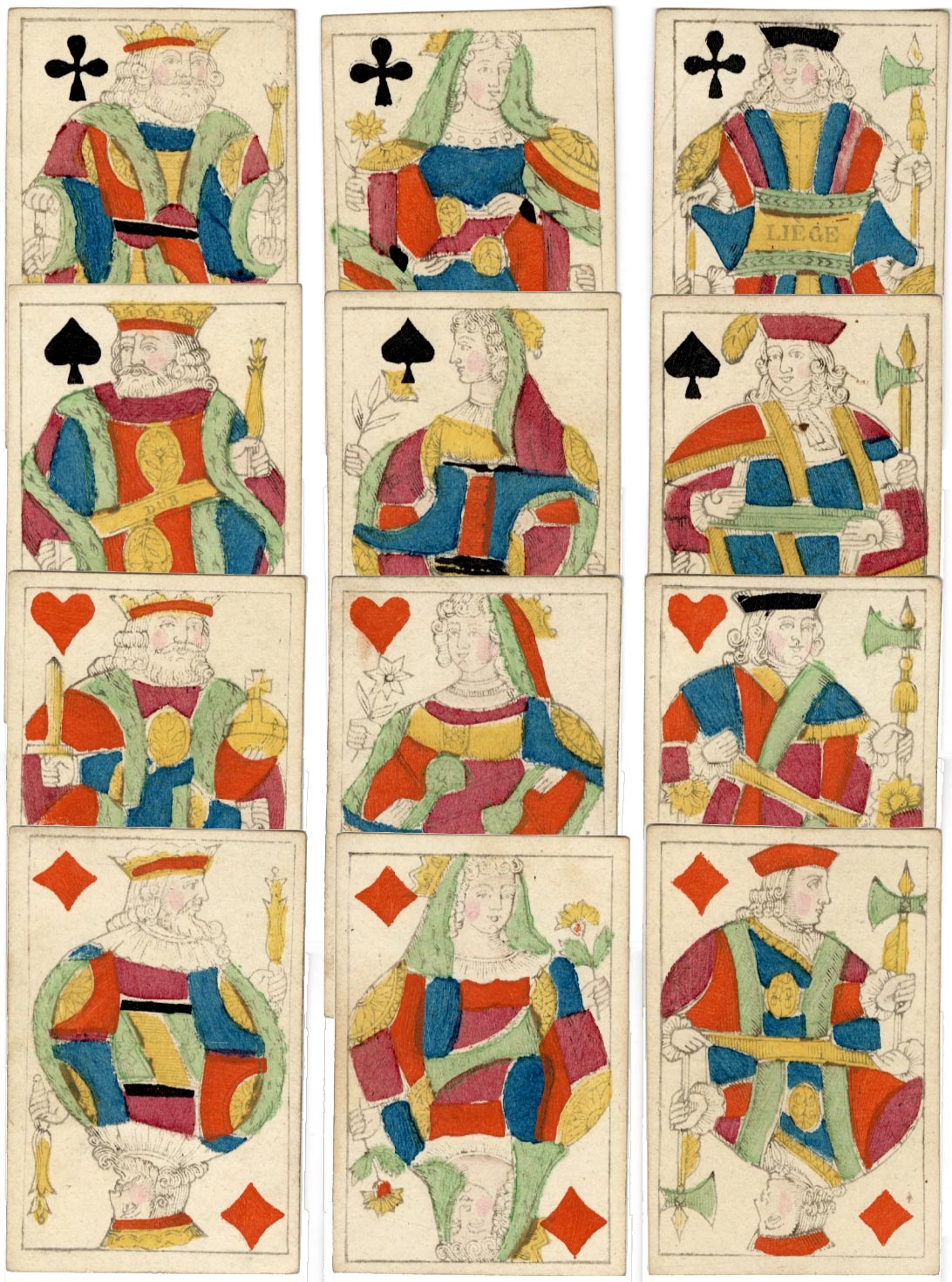 Belgian pattern manufactured by Dubois, Liège, mid-19th century Belgian pattern manufactured by Dubois, Liège, mid-19th century