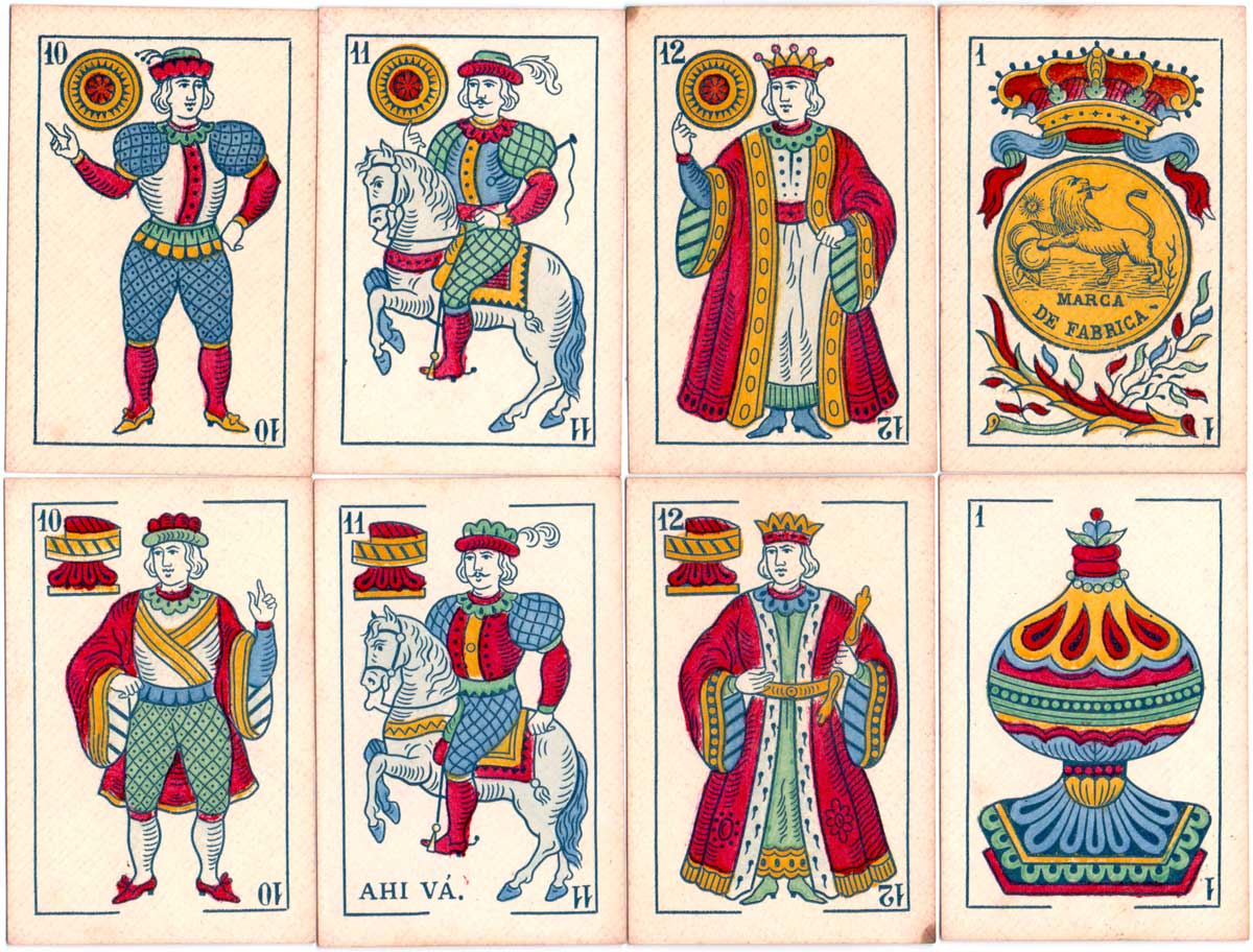 Fabrica de Naipes Finos ‘El Leon’, c.1898 Fabrica de Naipes Finos ‘El Leon’, c.1898