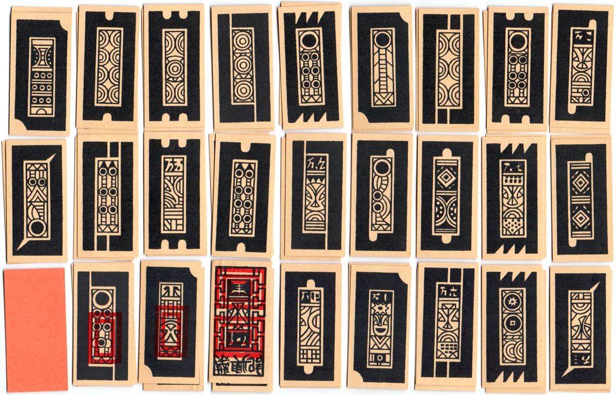 Chinese “Chi Chi Pai” Playing Cards by Mesmaekers Frères, c.1890