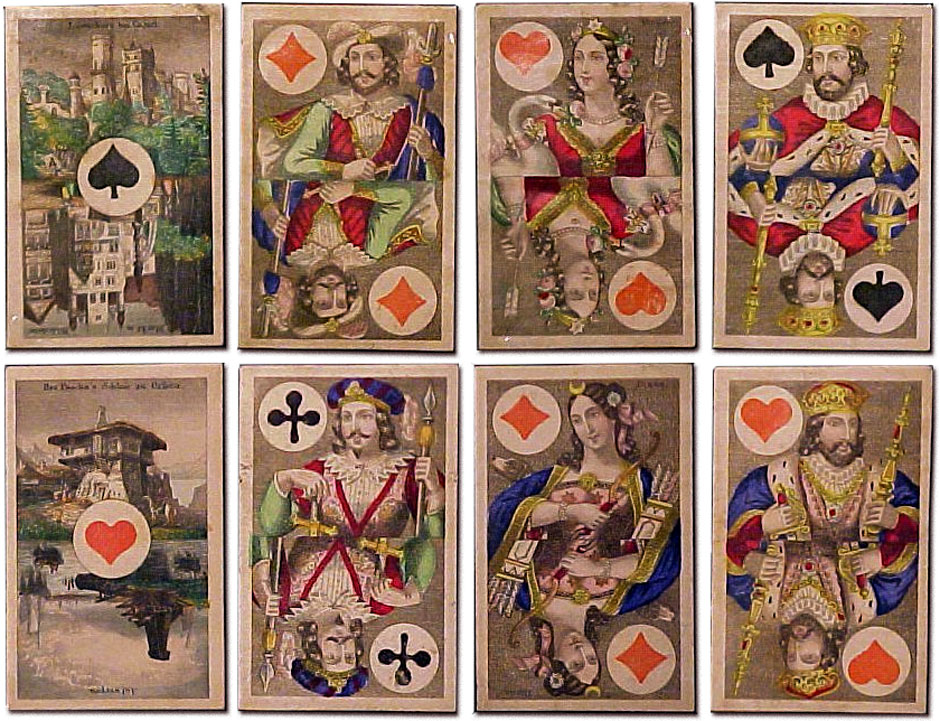 cards produced by Mesmaekers & Moentack during their partnership era, c1860