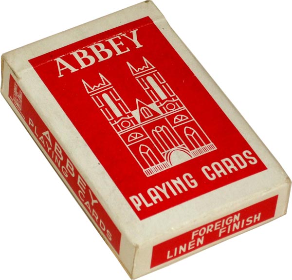 Abbey Playing Cards by La Turnhoutoise, c1950s Abbey Playing Cards by La Turnhoutoise, 1950s