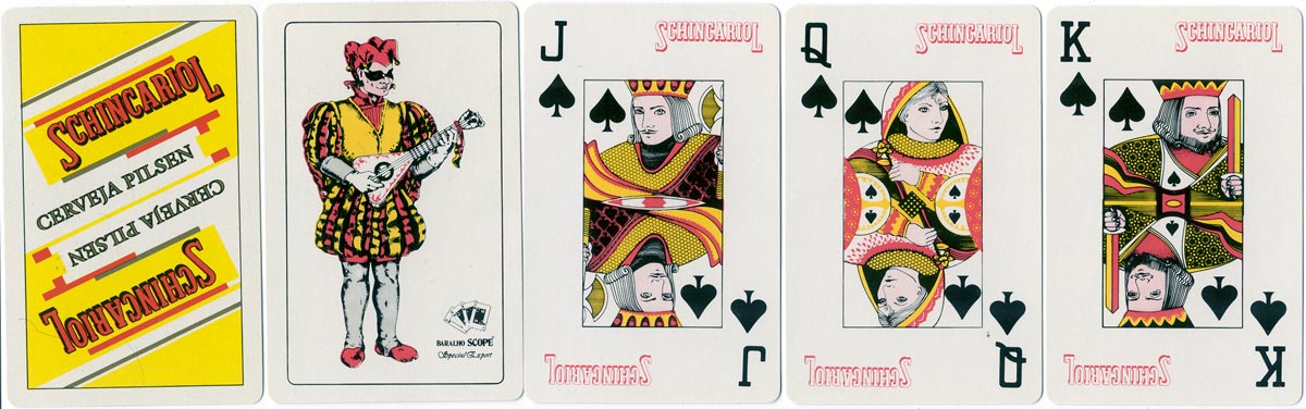 Schincariol Beer advertising playing-cards, Nossagraf, Brazil