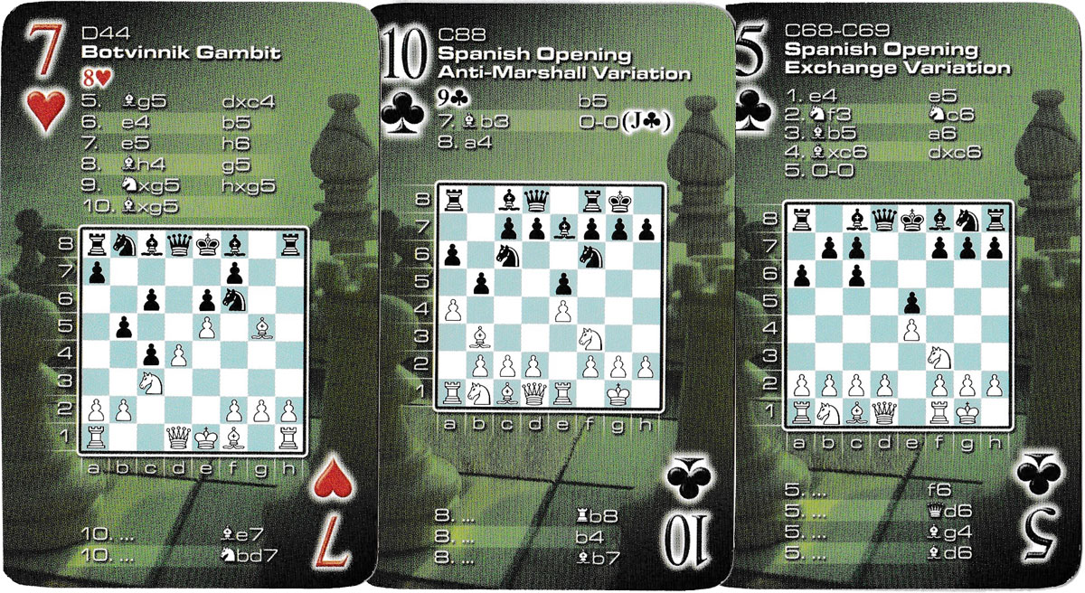 52 Chess Openings — The World of Playing Cards