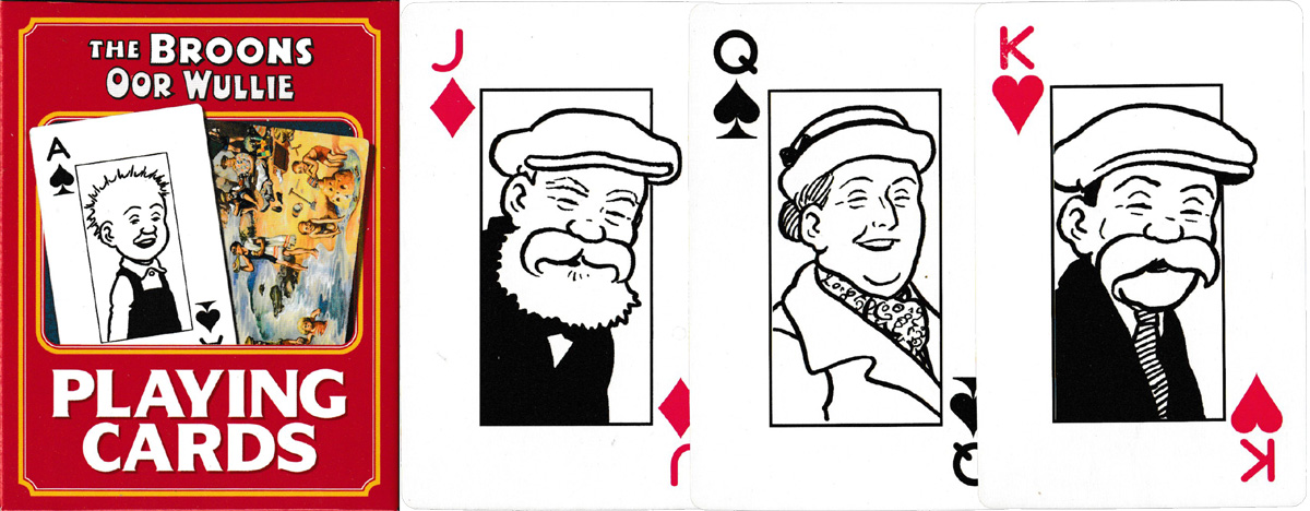 The Broons and Oor Wullie playing cards