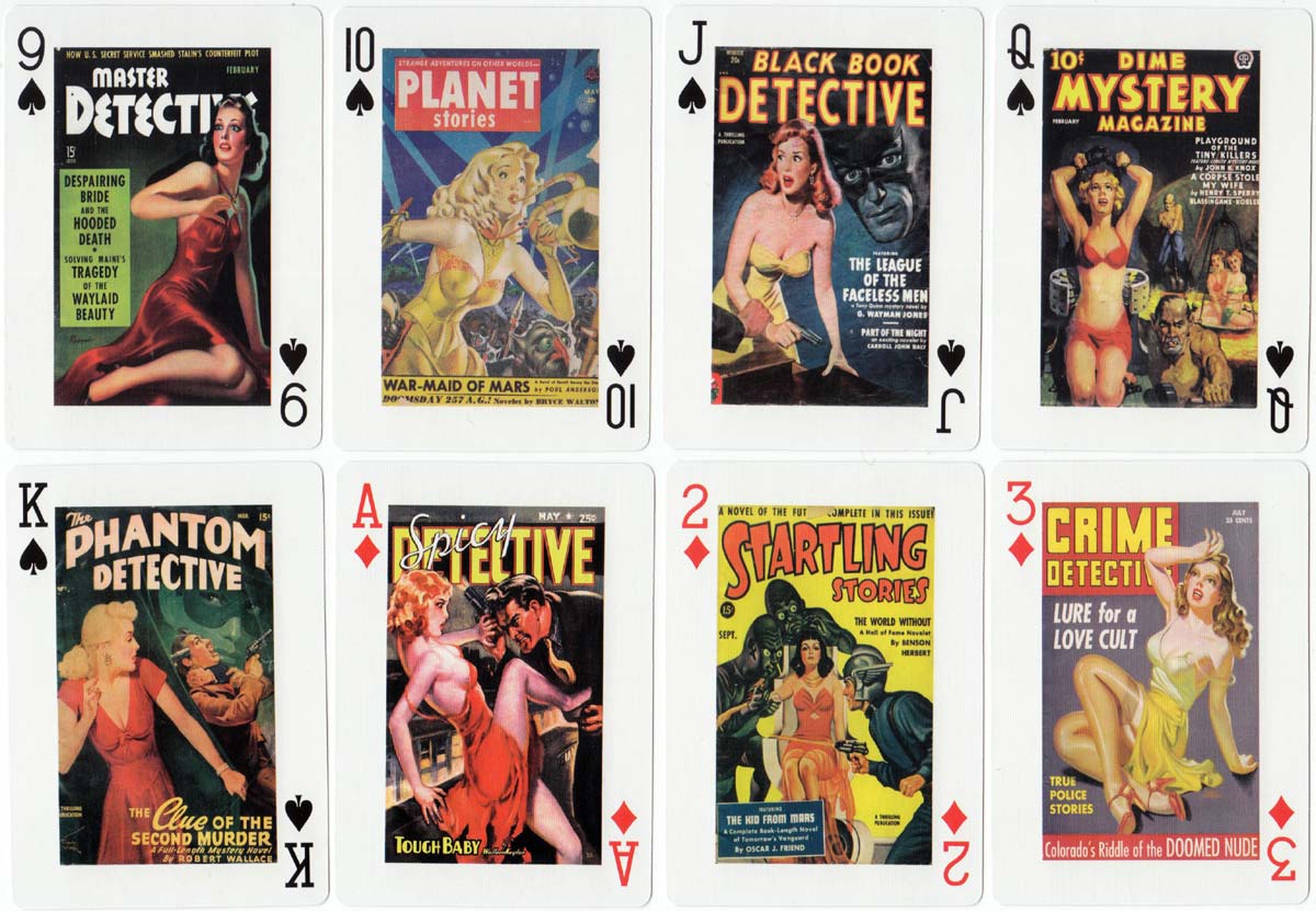 Classic Pulp Pin-Up playing cards from China, c.2010