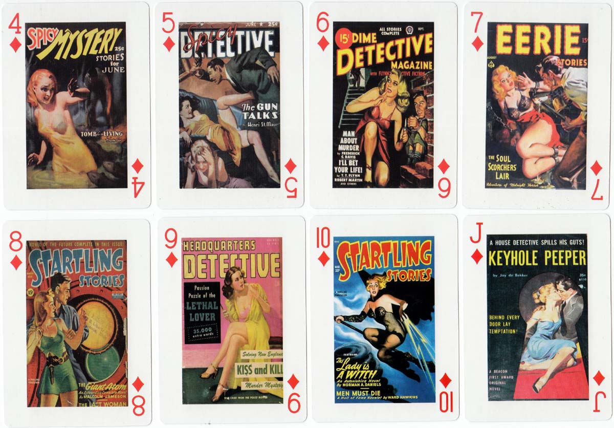 Classic Pulp Pin-Up playing cards from China, c.2010