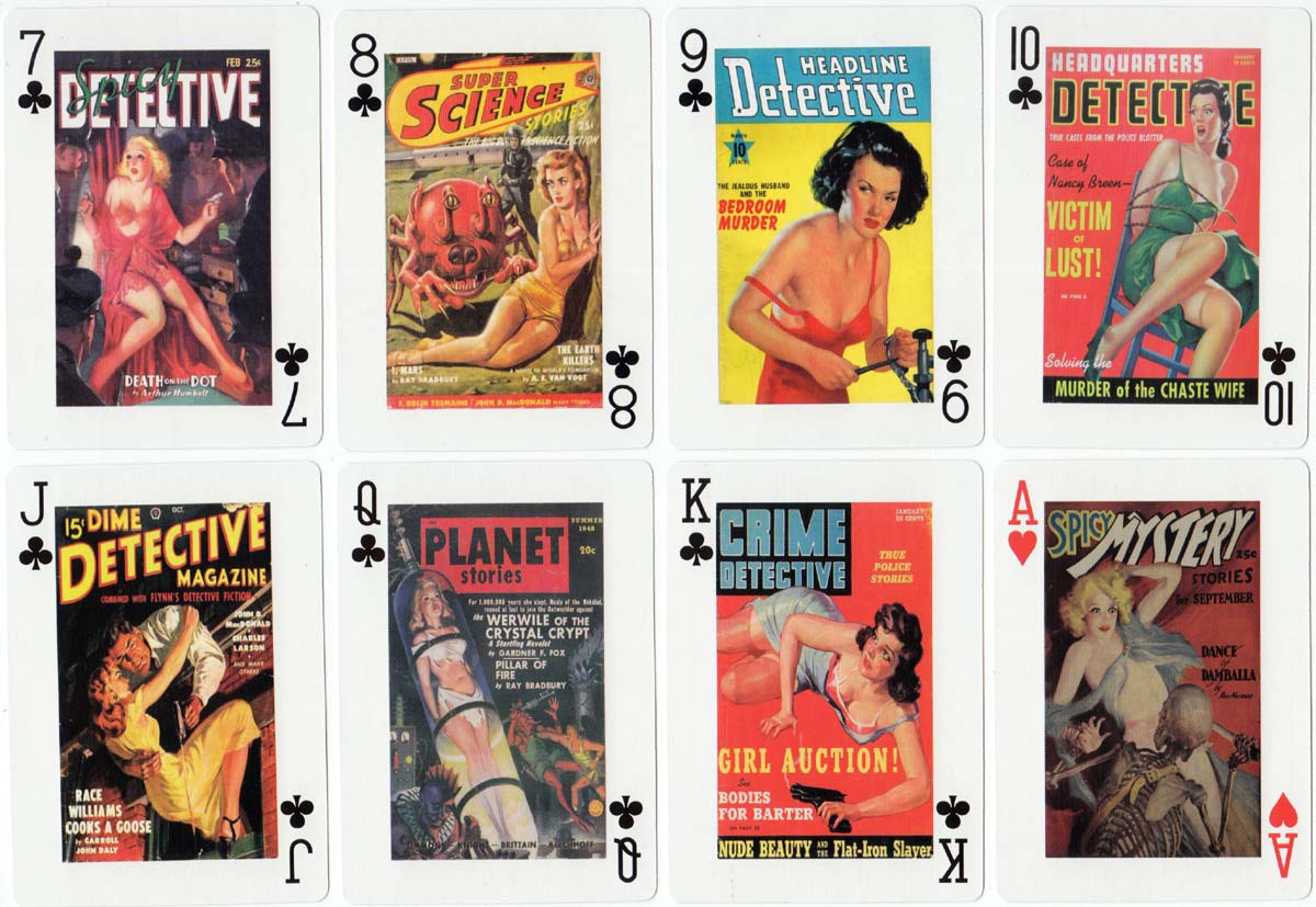 Classic Pulp Pin-Up playing cards from China, c.2010