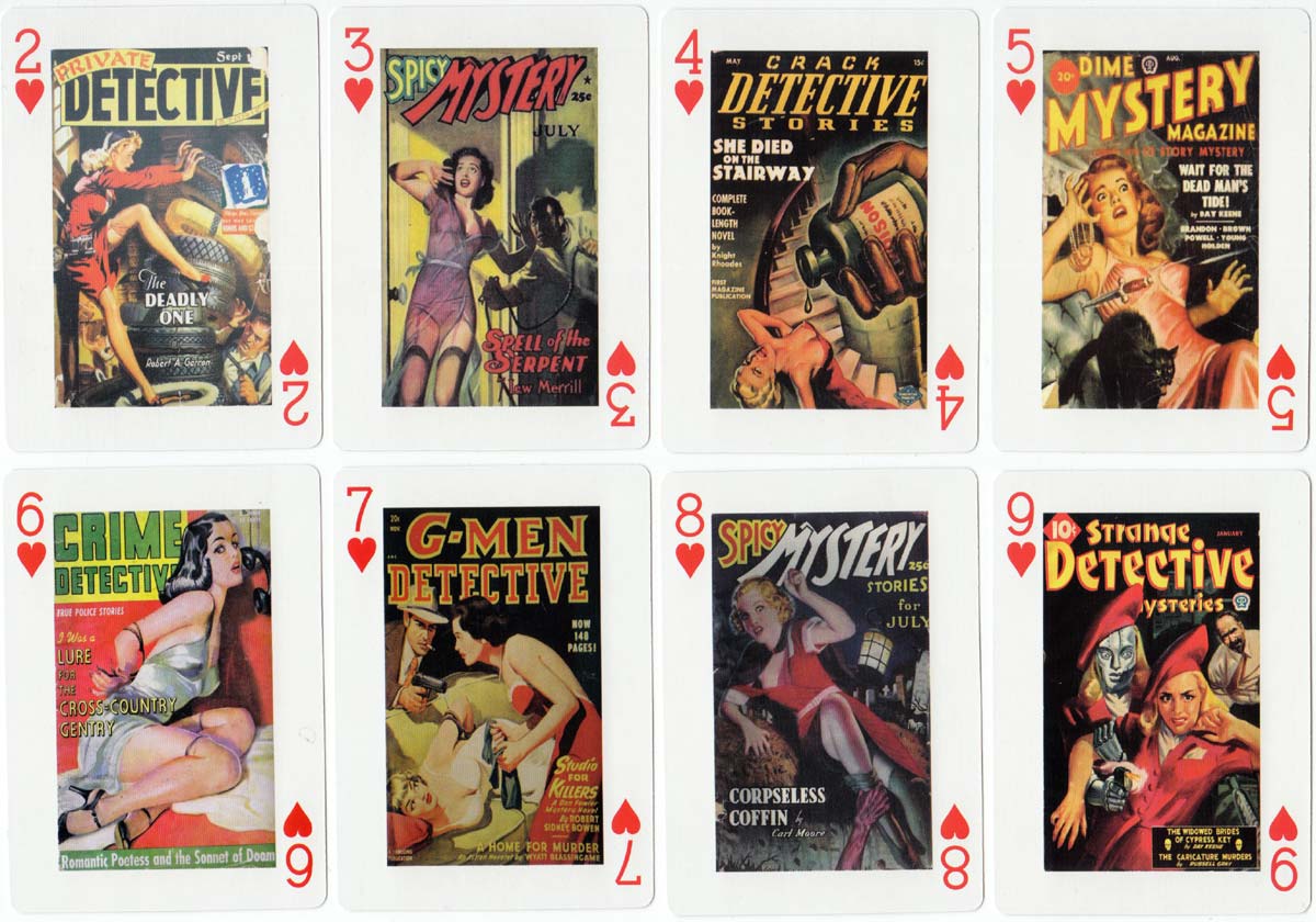 Classic Pulp Pin-Up playing cards from China, c.2010