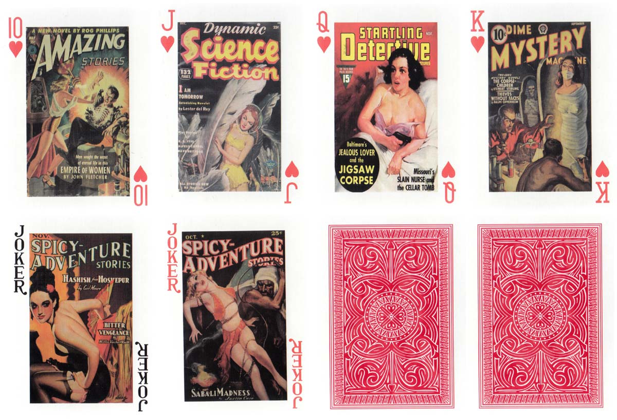 Classic Pulp Pin-Up playing cards from China, c.2010